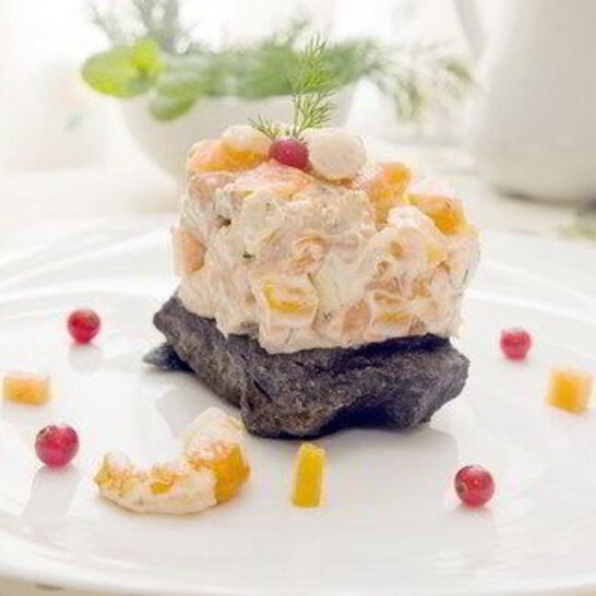 Рецепт рыбного оливье