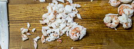 салат оливье с креветками. Шаг 6