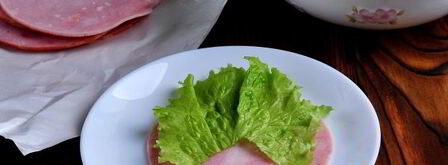 салат-закуска оливье в ветчине. Шаг 11