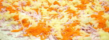 закуска оливье-рулет. Шаг 7