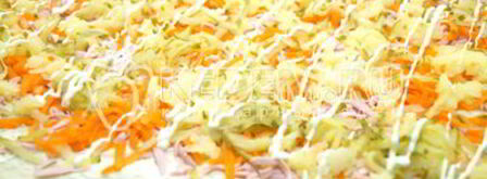 закуска оливье-рулет. Шаг 9