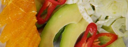 салат из авокадо и мандарина. Шаг 5