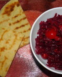 Салат из свеклы с нежнейшими лепешками