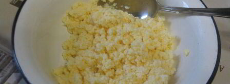 французский зеленый салат мимоза. Шаг 5