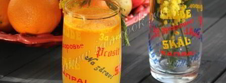 коктейль мимоза. Шаг 6