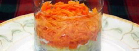 мимоза с консервой. Шаг 5