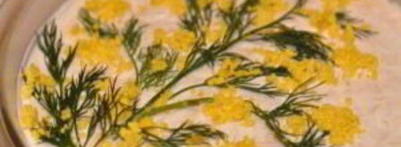 мимоза с маслом и сыром. Шаг 8