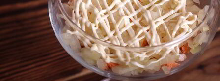 мимоза в бокале. Шаг 5