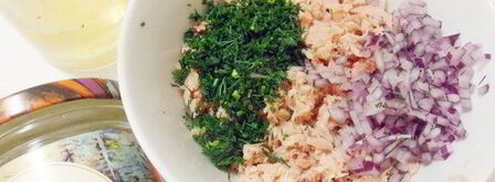 мимоза в лаваше. Шаг 4