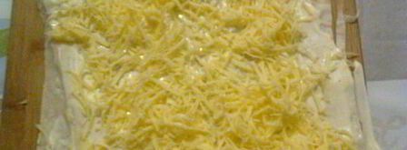 мимоза в рулете из лаваша. Шаг 7