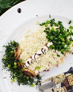 Салат Мимоза Береза