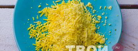 салат мимоза из консервов. Шаг 6