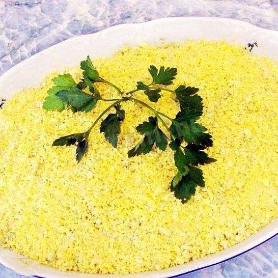 Рецепт салата мимоза классический с консервой