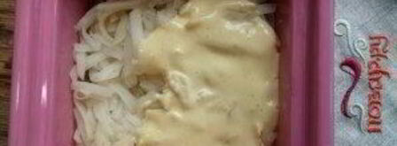 салат мимоза классический с сыром. Шаг 3