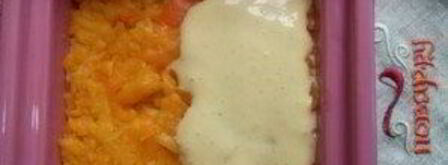 салат мимоза классический с сыром. Шаг 4