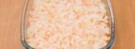 салат мимоза с плавленым сыром. Шаг 11