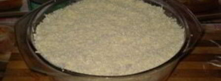 салат мимоза с сайрой. Шаг 9