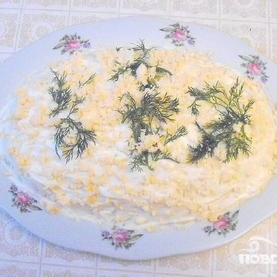 Рецепт салата мимоза с сельдью