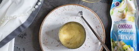 салат мимоза с семгой. Шаг 4