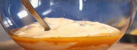 салат мимоза в новом стиле. Шаг 5