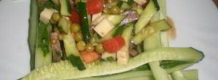 салат пикантный с языком. Шаг 8