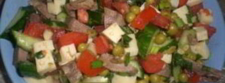 салат пикантный с языком. Шаг 9