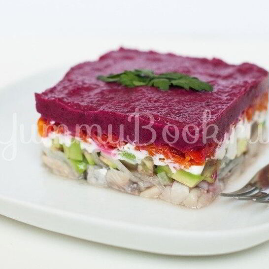 Рецепт диетической селедки под шубой без майонеза и картошки