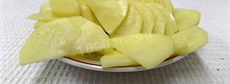 куриное мясо под шубой в духовке. Шаг 6