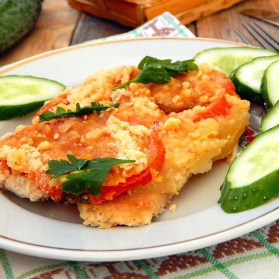 Рецепт курицы под шубой в духовке