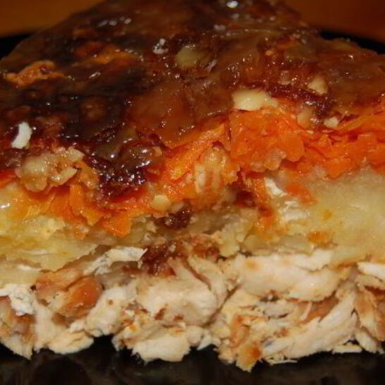 Рецепт курицы под шубой