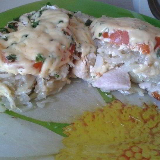 Рецепт мяса под шубой в мультиварке