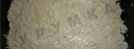 мясо с сыром и майонезом под шубой. Шаг 4