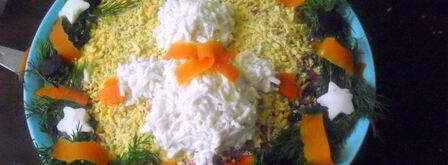 новогодняя сельдь под шубой. Шаг 5