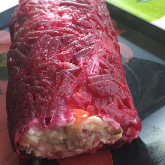 Рецепт рулета селедка под шубой