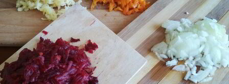 рулет селедка под шубой. Шаг 3