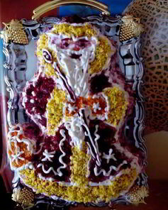 Салат Дед Мороз — типа селедка под шубой