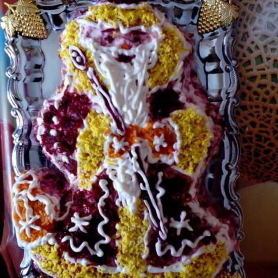 Рецепт салата дед мороз — типы селедка под шубой