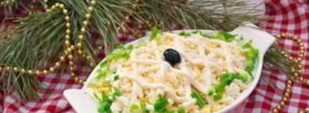 салат кальмары под шубой. Шаг 10