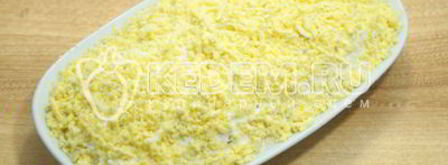 салат курица под шубой. Шаг 9