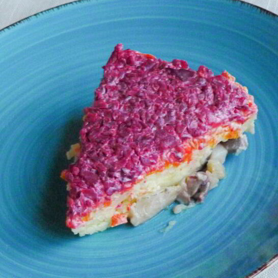 Рецепт салата сельдь под шубой