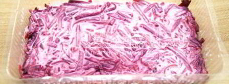 салат заливная селедка под шубой. Шаг 7