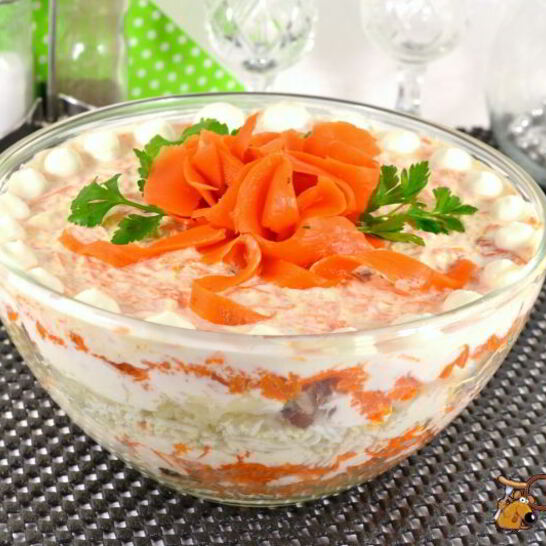 Рецепт сельди под шубой без свеклы