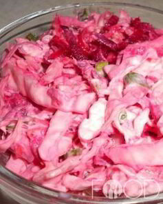 Салат с мясом и капустой