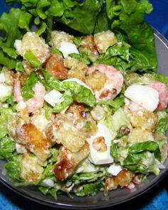 Салат с сухариками