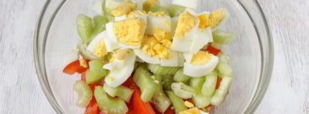 салат цезарь по дюкану. Шаг 8