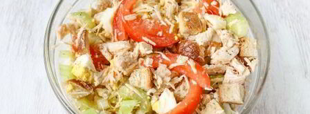 салат цезарь по дюкану. Шаг 12