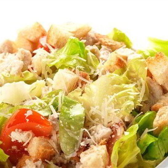 Рецепт салата цезарь с чесночным майонезом