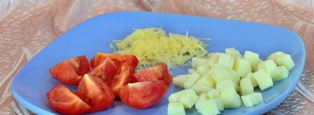 салат цезарь с фетой. Шаг 3