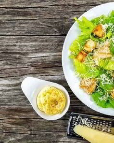 Салат цезарь с куриным филе