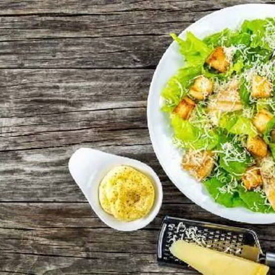 Рецепт салата цезарь с куриным филе